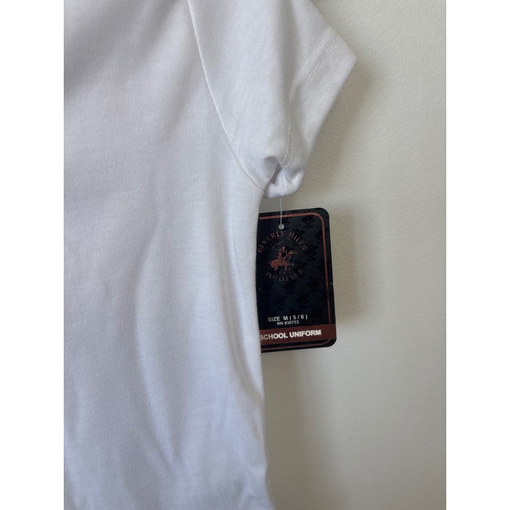 Beverly Hills Polo Club Girls' School Uniform Polo – Size M (5/6) – 2-Pack – NWT - Picture 3 of 4